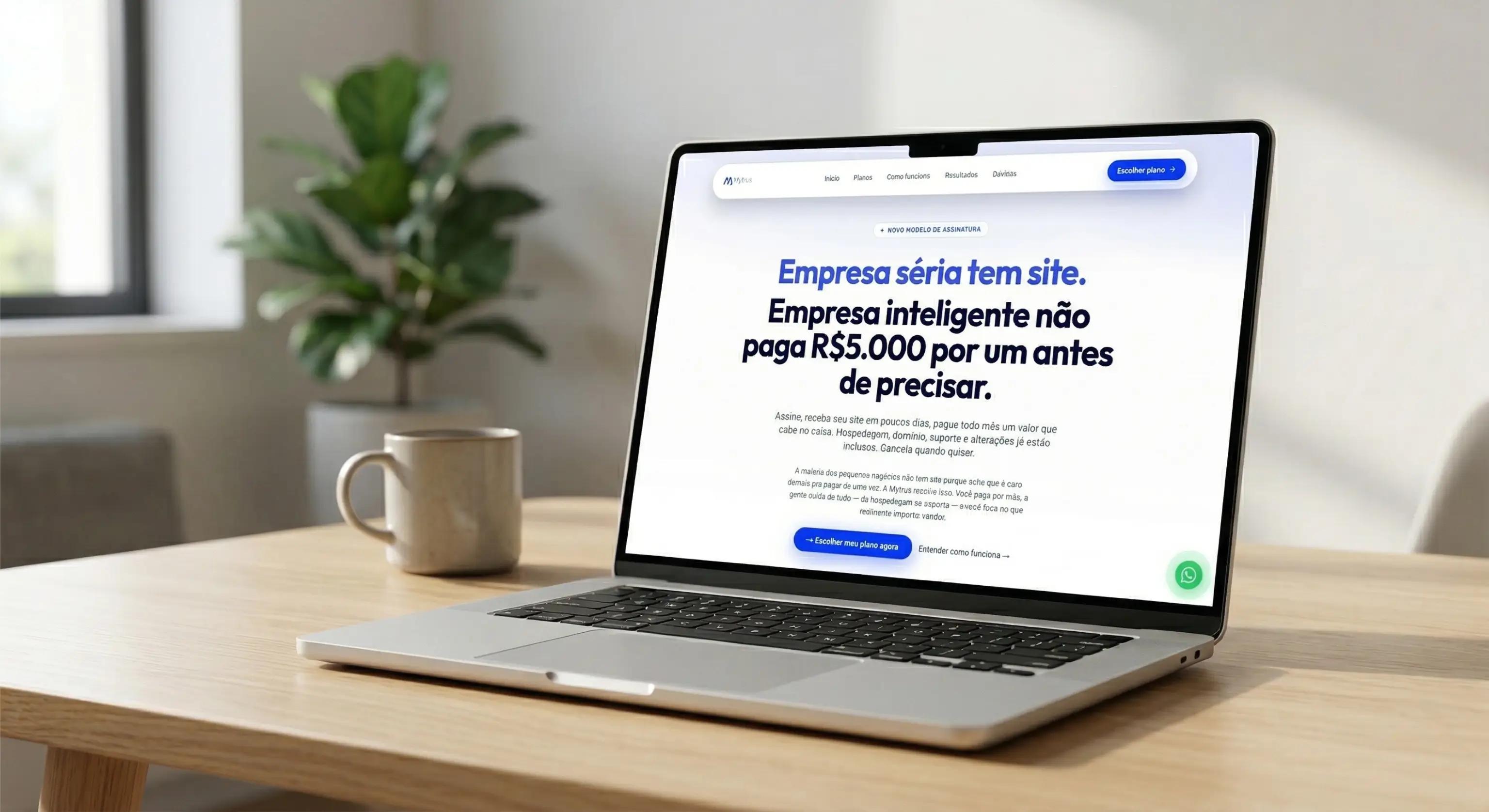 Estrutura de uma landing page de alta conversão com destaque para título, botão e prova social